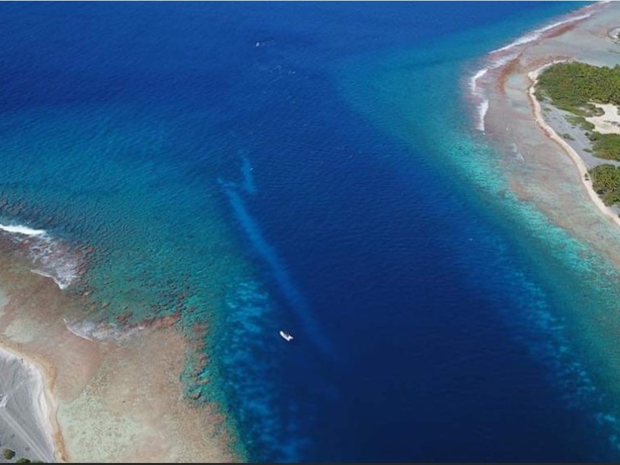 a large body of water